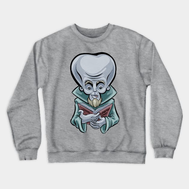 to Serve Man Crewneck Sweatshirt by majanation